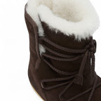 EVX Suede & Shearling Boots