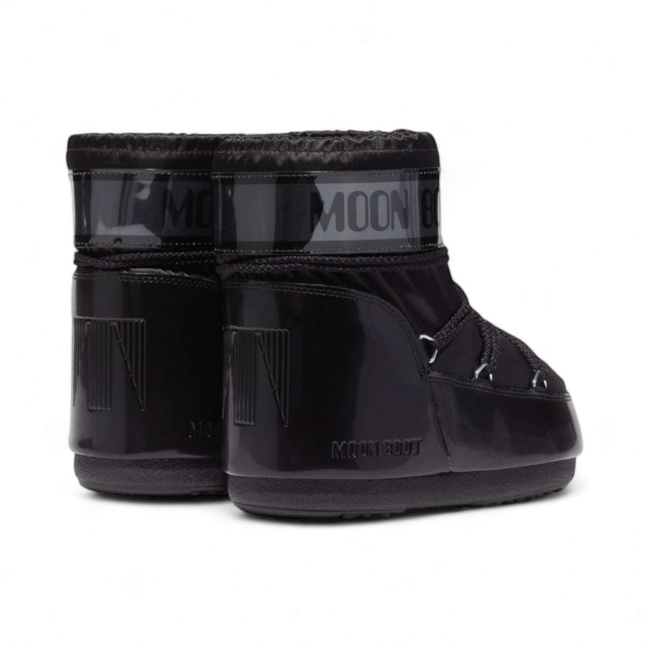 Icon Low Glance Satin Boots