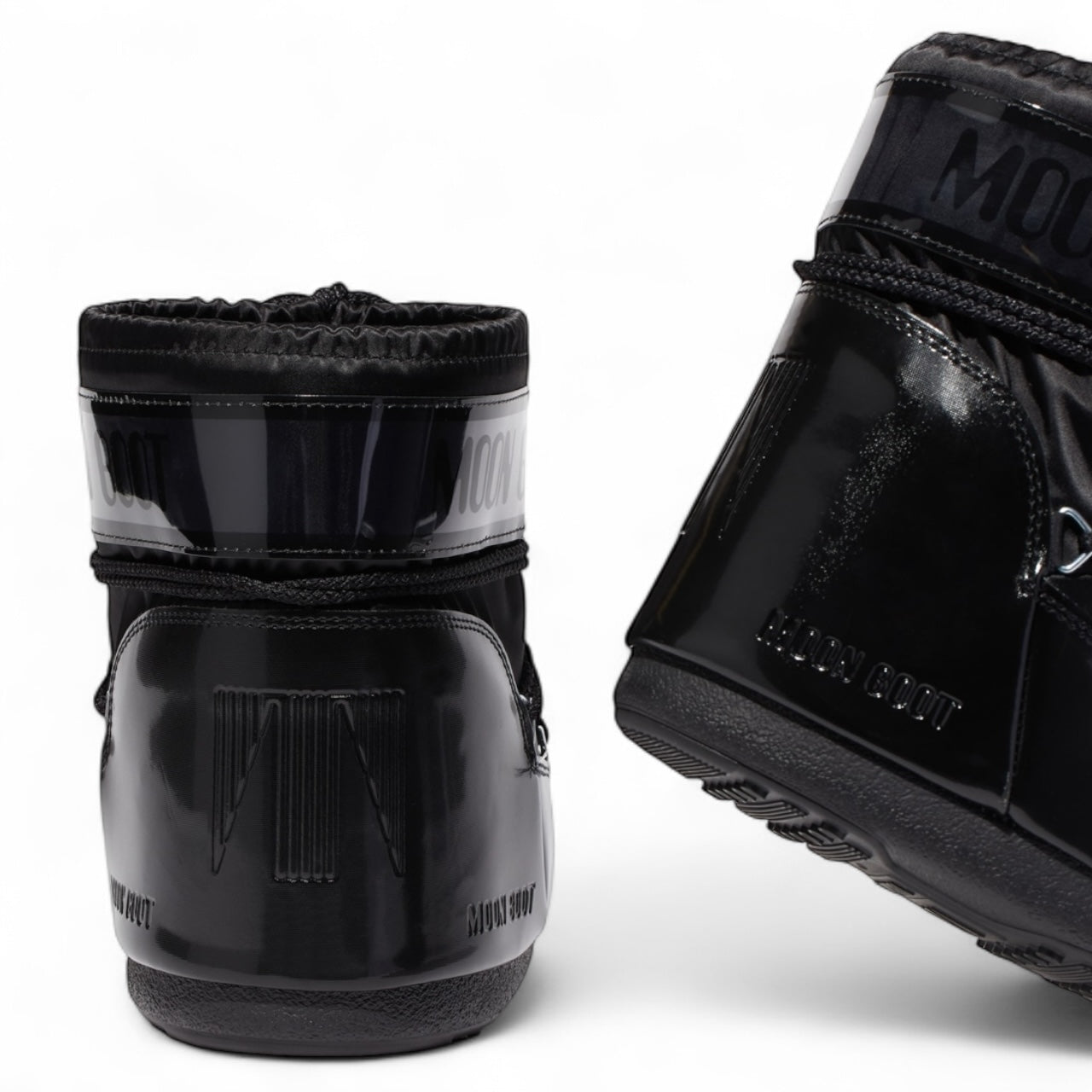 Icon Low Glance Satin Boots