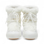 LTRACK LOW FAUX-FUR BOOTS